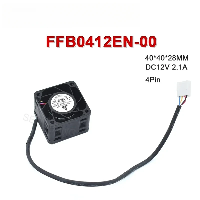 CHJHigh Speed Server Power Supply Violent Cooling Fan New For Delta FFB0412EN-00 4028 12V 2.10A 4PIN 25000 RPM 32.9 CFM 40X40X28