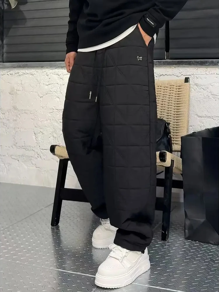 

Новые зимние легкие повседневные хлопковые брюки в клетку от бренда Faion для мужчин: простые, универсальные, ветрозащитные, теплые, длинные.