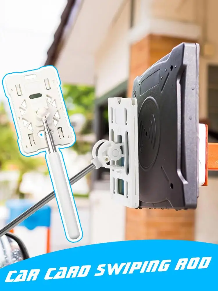 Bâton de carte de défilement de voiture sans contact, bâtons télescopiques de défilement de stationnement, tige de paiement réglable, support de bâton tactile N Go