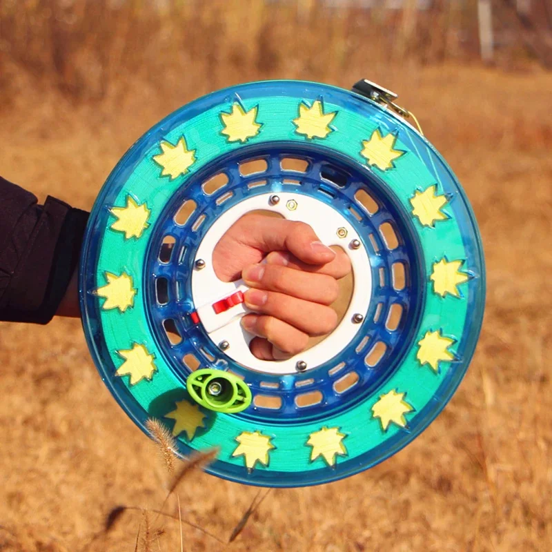 Weifang-carrete de cometa profesional para niños y adultos, juguetes voladores de rueda de cometa, línea de cuerda, potencia de parapente, envío gratis