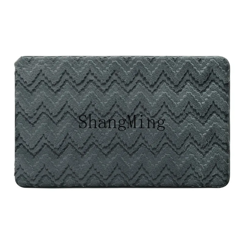 

DSA three-dimensional thickened door floor mat toilet dirt-resistant foot mat bathroom non-slip mat household