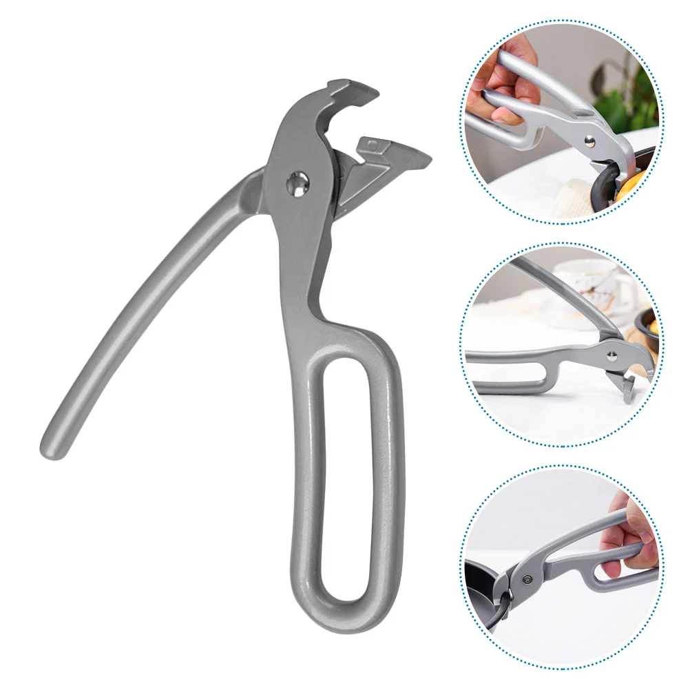 

High Temperature Resistance Baking Pan Tongs Plate Gripper Clip Holder for Hot Dishes Aluminum Alloy Kitchen Retriever Tong