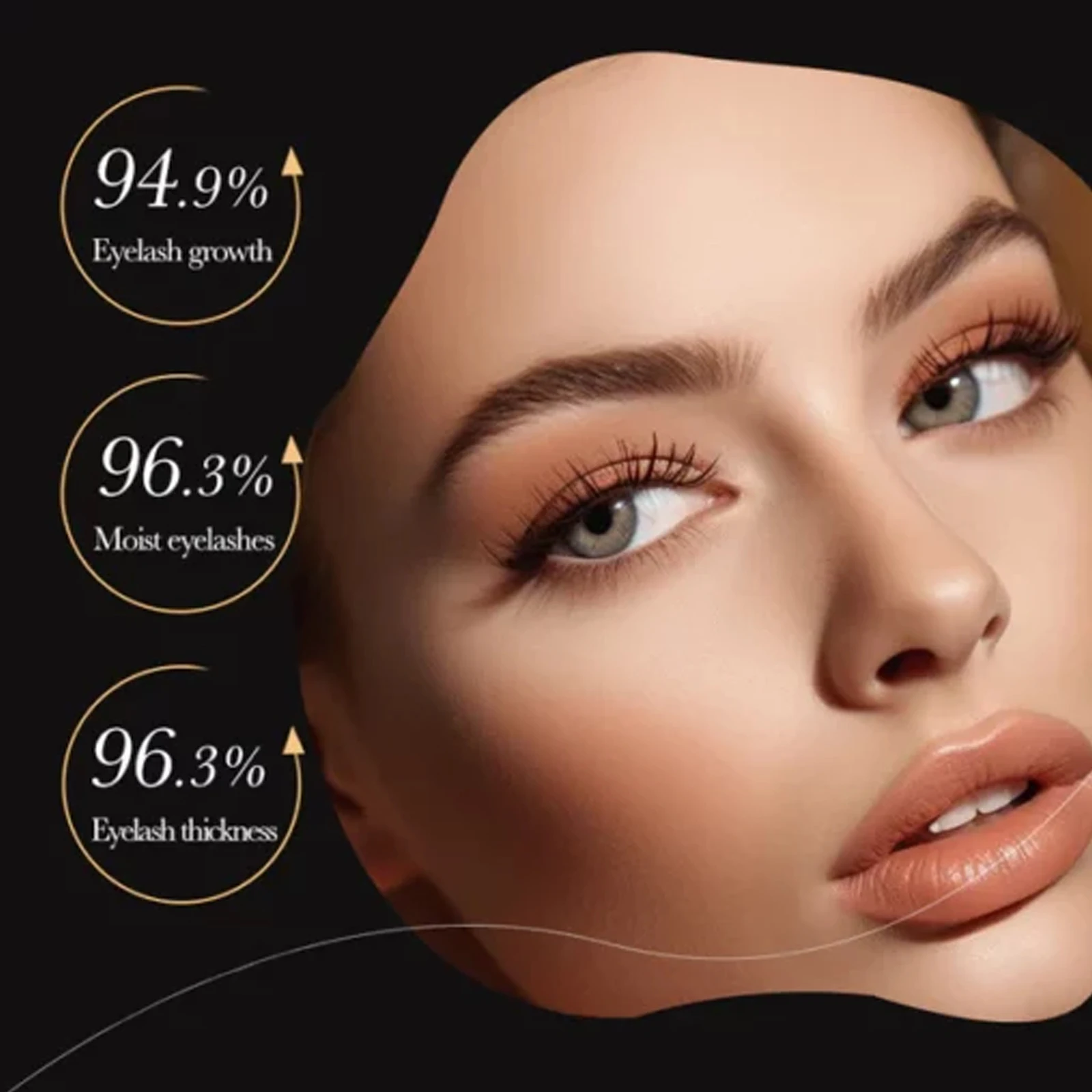 Aceite esencial para el crecimiento de pestañas, potenciador de extensión de elevación de pestañas, líquido para alargar cejas nutritivo más largo, rizado, más grueso