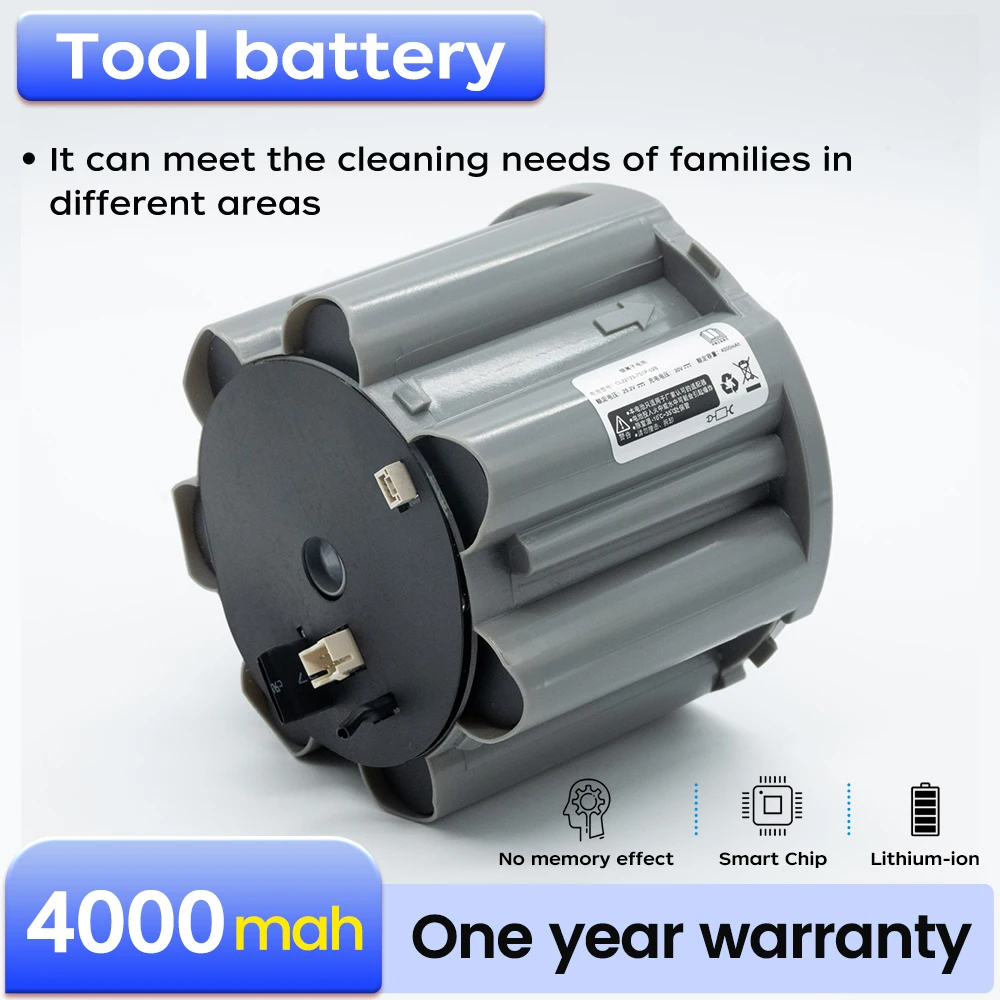 

BNN SD-Tineco-Tianke floor scrubber battery (3rd generation CL2123) Battery 25.2 V 3900 mAh 98.28 Wh for Tineco Vacuum, MBXVAC-B