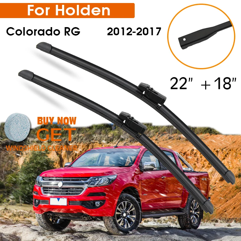 

Car Wiper Blade For Holden Colorado RG 2012-2017 Windshield Rubber Silicon Refill Front Window Wiper 22"+18" LHD RHD Accessorie