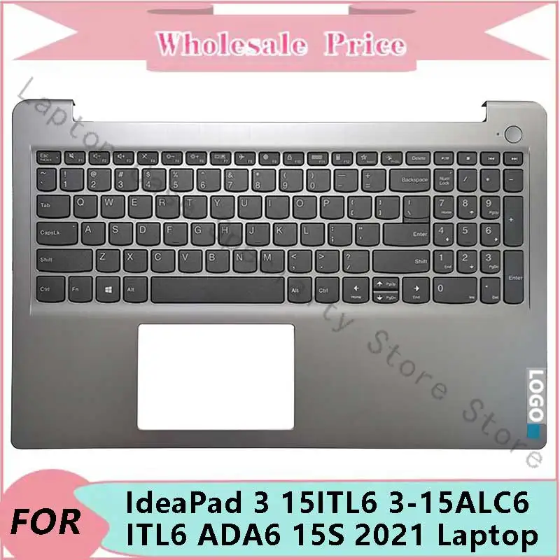 New For Lenovo Notebook IdeaPad 3 15ITL6 3-15ALC6 3-15ITL6 3-15ADA6 15S 2021 Laptop Palmrest Case Keyboard US Version Upper Cove