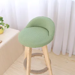 Funda de algodón para silla de Bar, cubierta elástica antideslizante, Jacquard, moderna, resistente al desgaste, para dormitorio, restaurante, Hotel, comedor