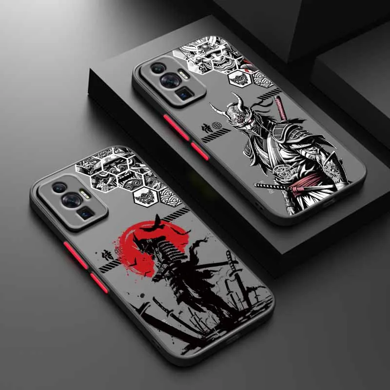 

Japanese Oni S-amurai For Xiaomi Mi 14T 12T 12S 12X 12 POCO C40 C31 X5 X4 X3 F5 F4 F3 M4 M3 M2 NFC GT Pro Phone Case