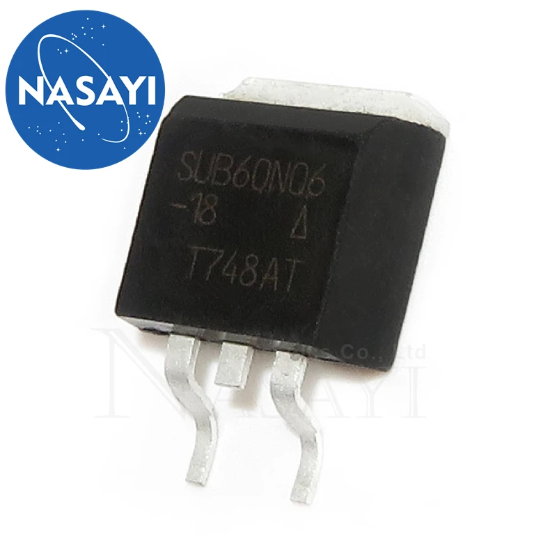 

10PCS SUB60N06-18 T60N06HD TO-263