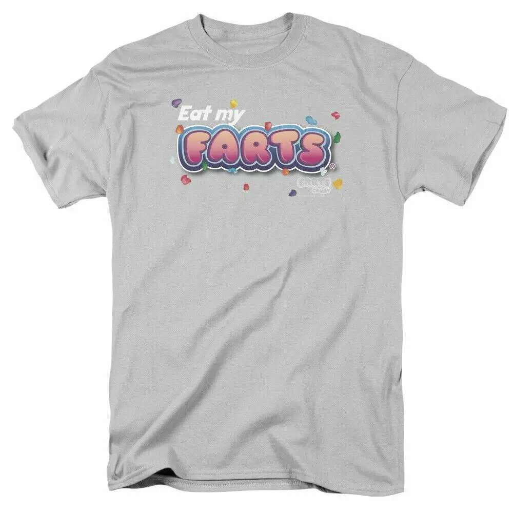 Farts Candy Eat My T Shirt Mens Licensed Tangy Sour Silver