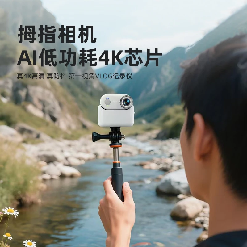 4K Wifi Ultra HD Action Camera Magnetic Body Camera Built-in 64GB Waterproof 360 Rotation Sports Camera for Motor Bike Ski Hunt