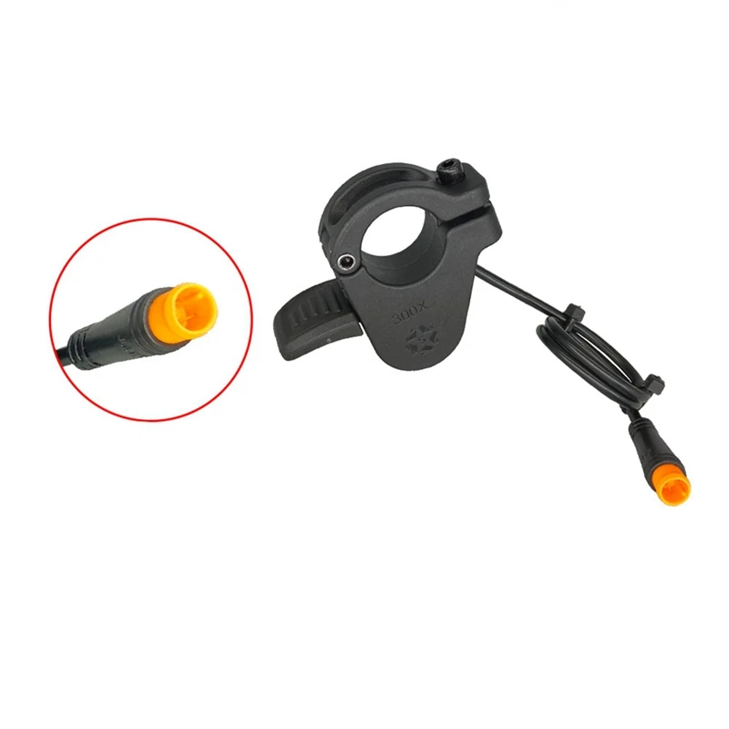 300X E-Bike Thumb Throttle For Electric Scooter Accelerator Right/Left Hand Throttle 24V 36V 48V 72V Waterproof 3PIN