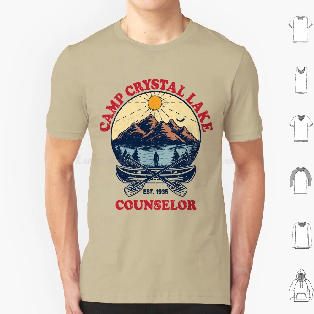 Camp Crystal Lake T Shirt Men Women Kids 6xl Jason Crystal Lake Voorhees Friday Slasher Terror Horror Retro Vintage Geek Cinema