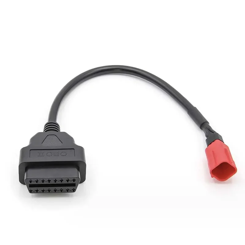 OBD2 16pin To 6 Pin Connector for Honda/Yamaha/Suzuki Motorcycle Country Four 6Pin Locomotive Diagnostic Scanner Adapter Cable