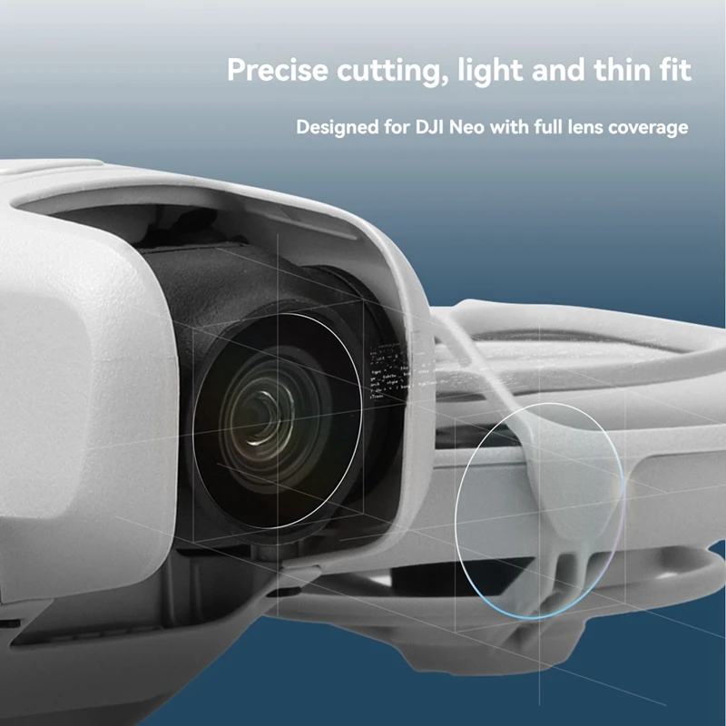 Защитная пленка для объектива SUNNYLIFE для камеры дрона DJI NEO, пленка из закаленного стекла, защита от взрыва и царапин для аксессуаров DJI NEO