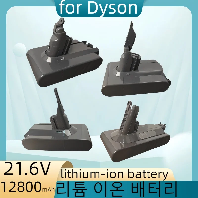 

Suitable for Dyson V7 21.6V 12800mAh rechargeable lithium-ion battery, for Dyson V6 V7 V8 V10 Series, SV07 SV09 SV10 DC62 series