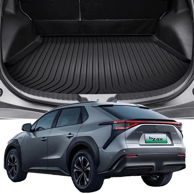 Upgrade TPE Car Rear Trunk Mats Storage Pads Cargo Tray Dustproof Waterproof Protecion Cushion For Toyota BZ4X 2022-2024