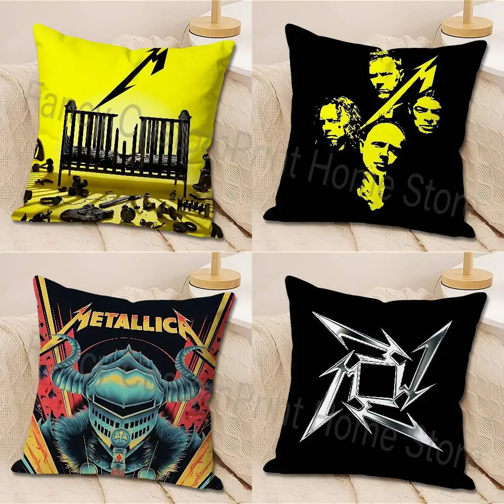 

M-Metallicas 72 Seasons Pillow Cases for Bedroom Living Room Sofa Home Decor Polyester Cushion Cover with Zipper