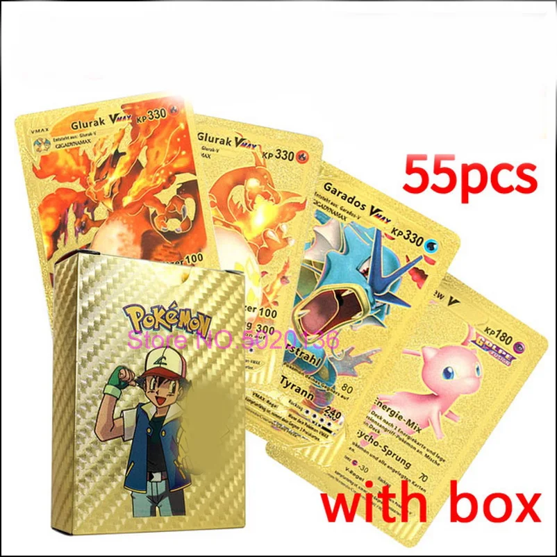 20 54 60 100 Pcs Pokemon TAG TEAM GX VMAX V MAX Shining Battle EX