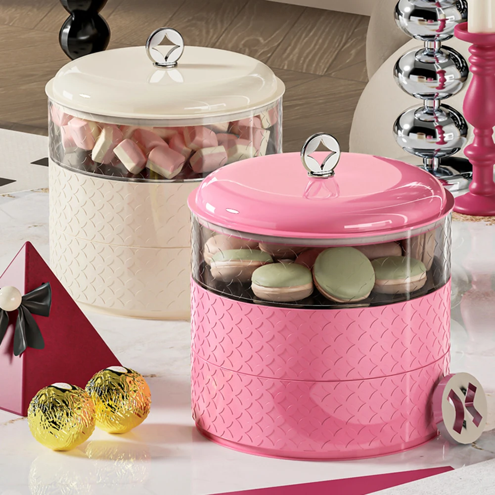 

Многослойный ящик для хранения закусок, пластиковый герметичный ящик для хранения закусок-свежий предотвращает разливание, многослойный дизайн, большая вместимость для дома