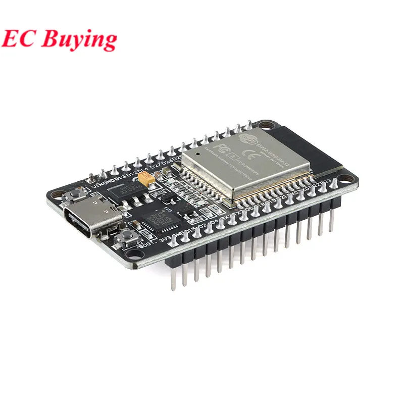 ESP32 WROOM-32 Development Board TYPE-C Micro-USB CH340C/CP2102 WiFi+Bluetooth Wireless Module Dual Core Ultra-Low Power