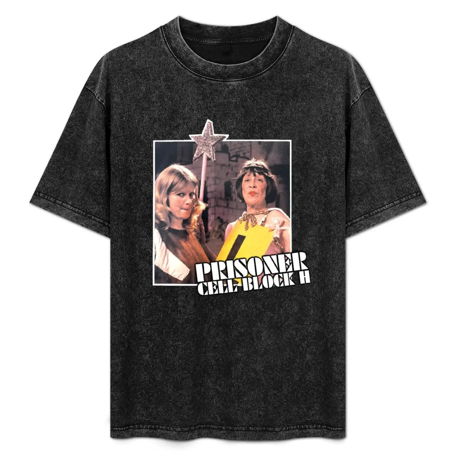 

PRISONER CELL BLOCK H - Dor & Lizzie Wentworth Christmas Play! T-Shirt Basic Plain Tee for Spring and Summer