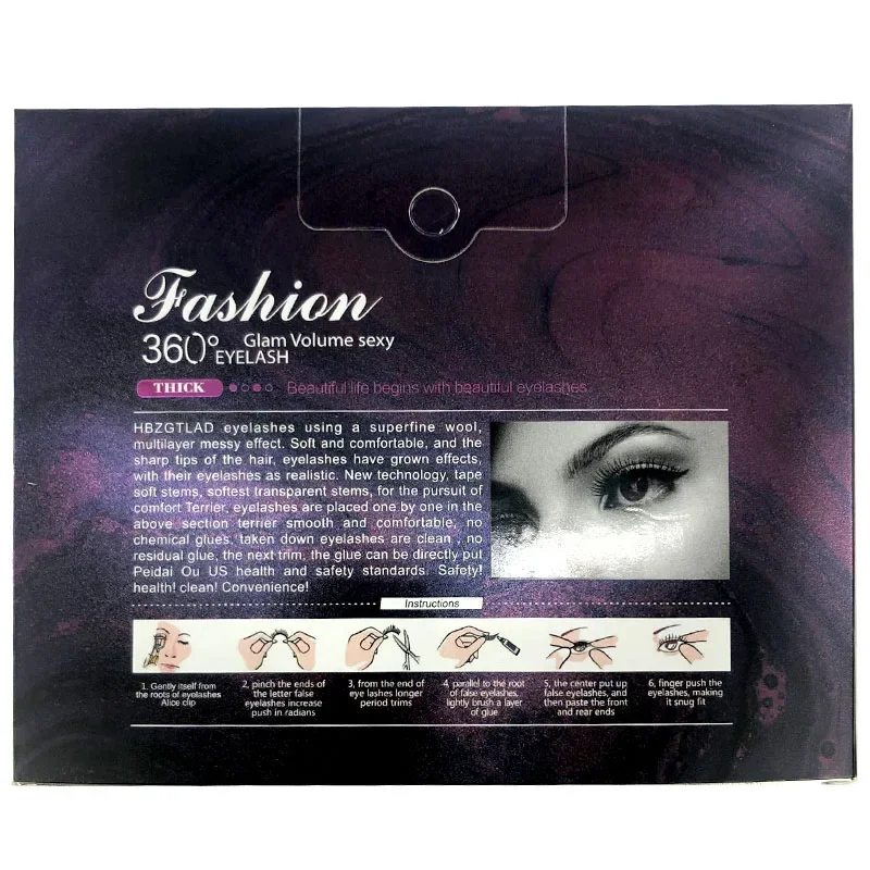 Faux cils 3D vison cils 100% sans cruauté cils Cilios dramatique réutilisable cils naturels populaire faux cils maquillage
