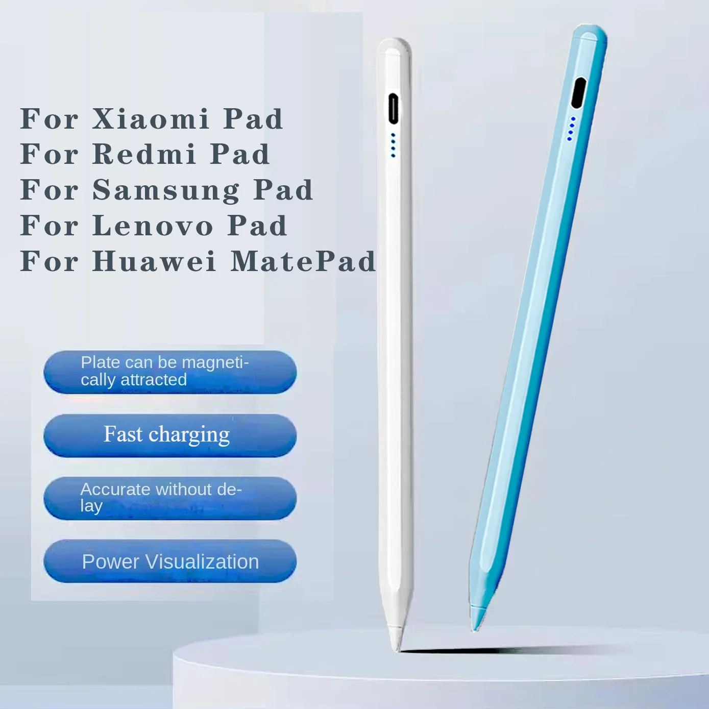 for xiaomi Pad 6 5 Stylus Pen For Samsung Pad without Palm Rejection Tilt,for Huawei Matepad for All Android Tablet Phone Pen