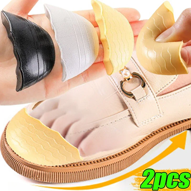 2Pcs Sponge Forefoot Insert Pads Women Gril's High Heel Shoe Big Shoes Size Adjust Toe Front Cushion Pain Relief Protector