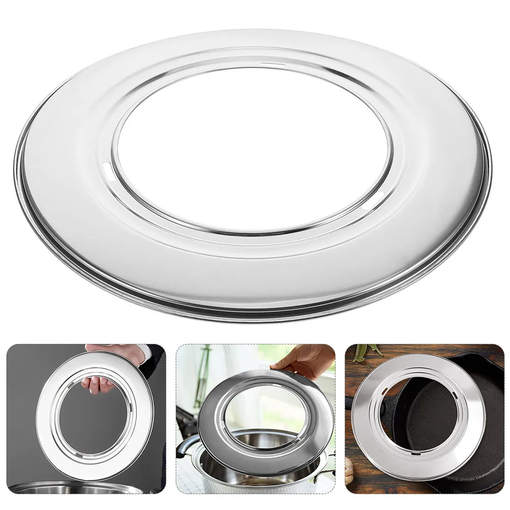Anillo Adaptador para Cocinar al Vapor, de Acero Inoxidable, 32 cm, Anillo para Vaporera, para Verduras, Pescado, Empanadillas, Rejilla para Cocinar al Vapor
