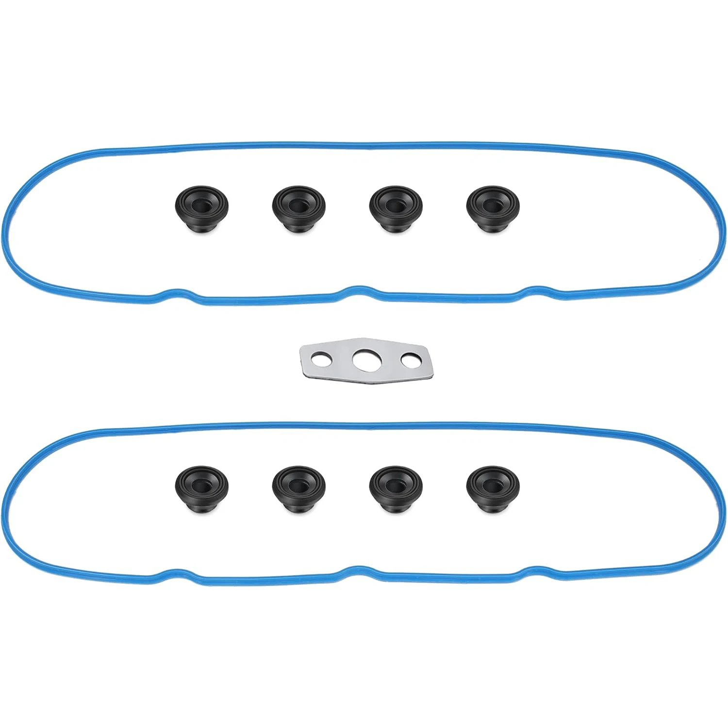 

Valve Cover Gasket Set - Compatible with 4.8L 5.3L 6.0L 6.2L Chevy Silverado, Suburban, Tahoe, Trailblazer, GMC Sierra, Yukon, E