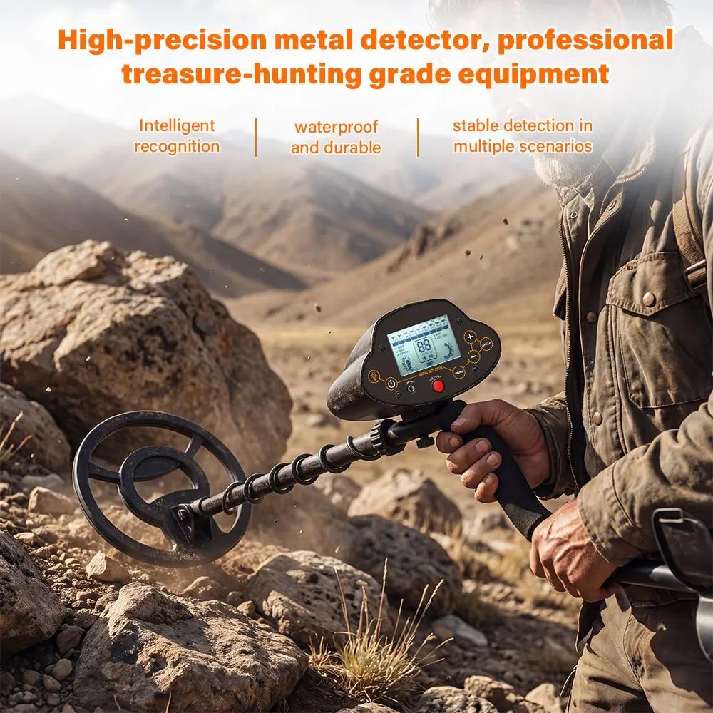 

Hot sell Underground Metal Detector MD-5040 High Sensitivity Liquid Crystal Professional Gold Hunter Circuit Waterproof Coil