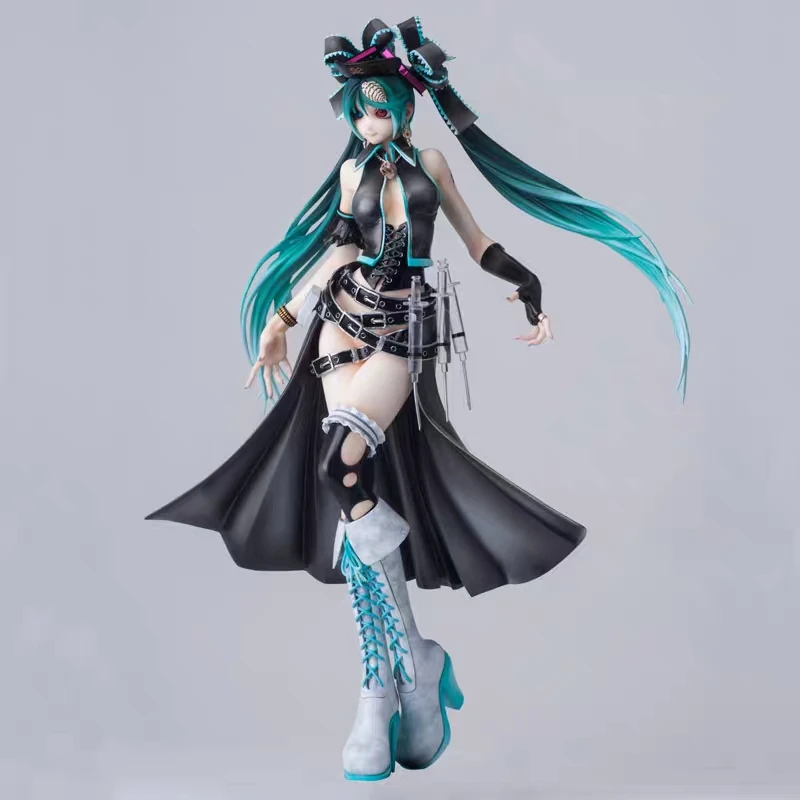 Original Unioncre Hatsune Miku Figure Vocaloid Prisoners And Paper Planes Skeletal Anime Action Figurine Model Statue Doll Toy