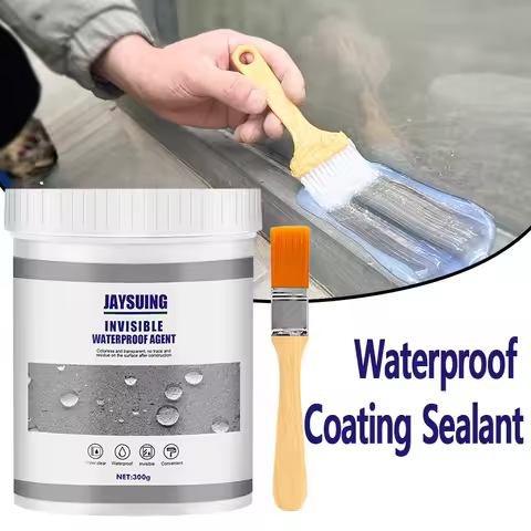 Waterproof Coating Sealant Strong Bonding Agent Transparent Invisible Paste Glue Adhesive Repair Glue for Home Roof Bathroom