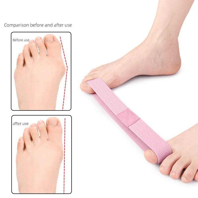 1/3Pcs Hallux Valgus Corrector Thumb Toe Separator Tension Strap Pain Relief Toe Finger Separator Toe Splint Straightener Tool