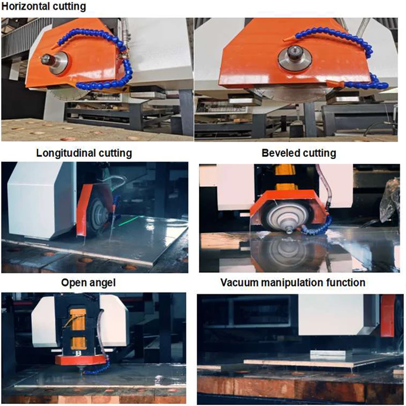 5-Achsen-Brückensägenstein-Schneidemaschine CNC-Fräser für künstliche Steinschneidemaschine aus Granit und Marmor