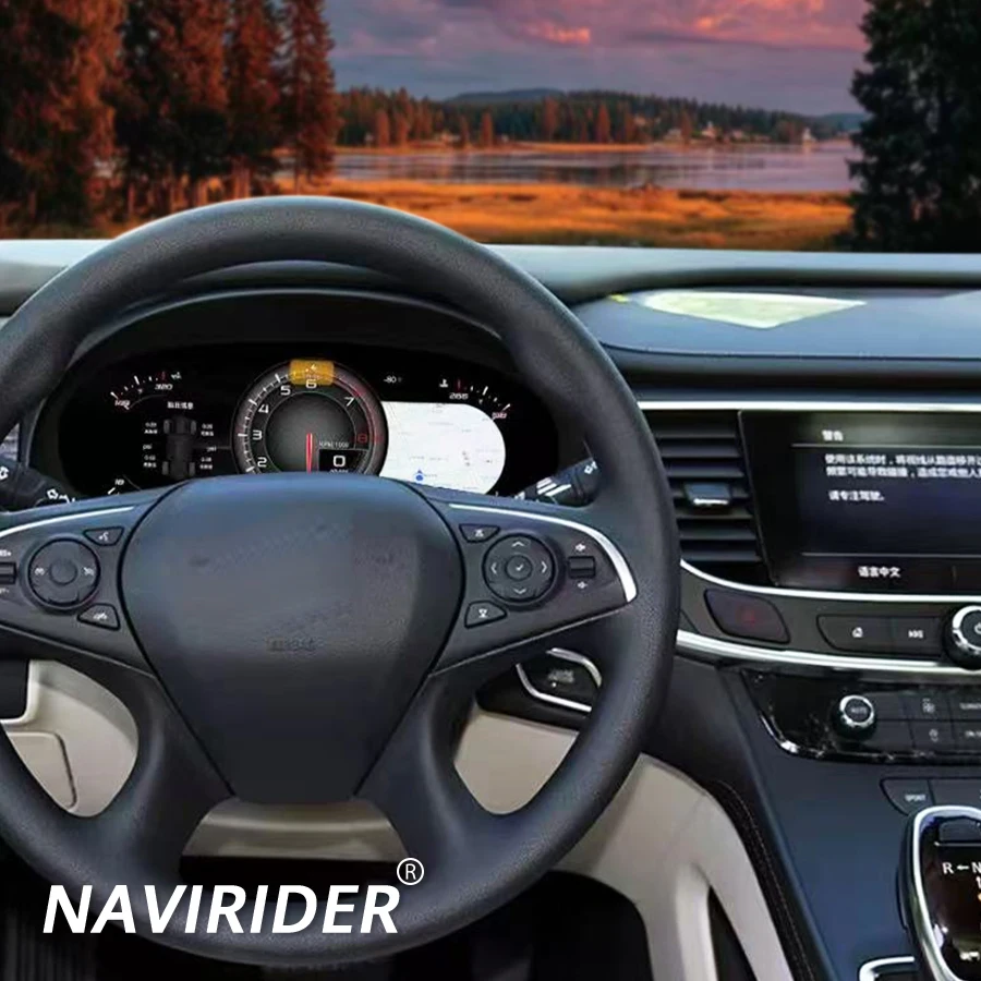 

Цифровая приборная панель LCD для Buick LaCrosse 2016-2022: спидометр, виртуальный кокпит, часы, тахометр, одометр