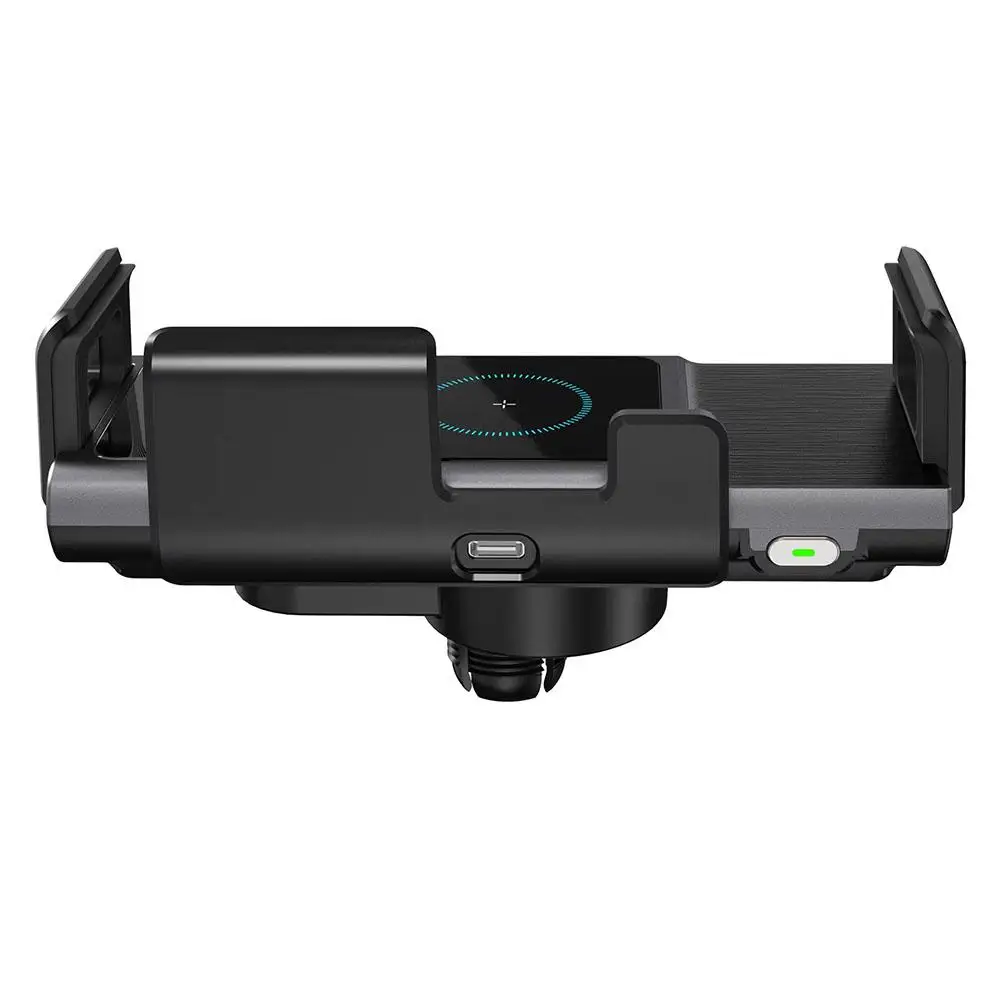 15W Dual Coil Wireless Car Charger For Samsung Galaxy Z Flip Fold Clamp Fast Car Charging Phone Mount Holder image 5