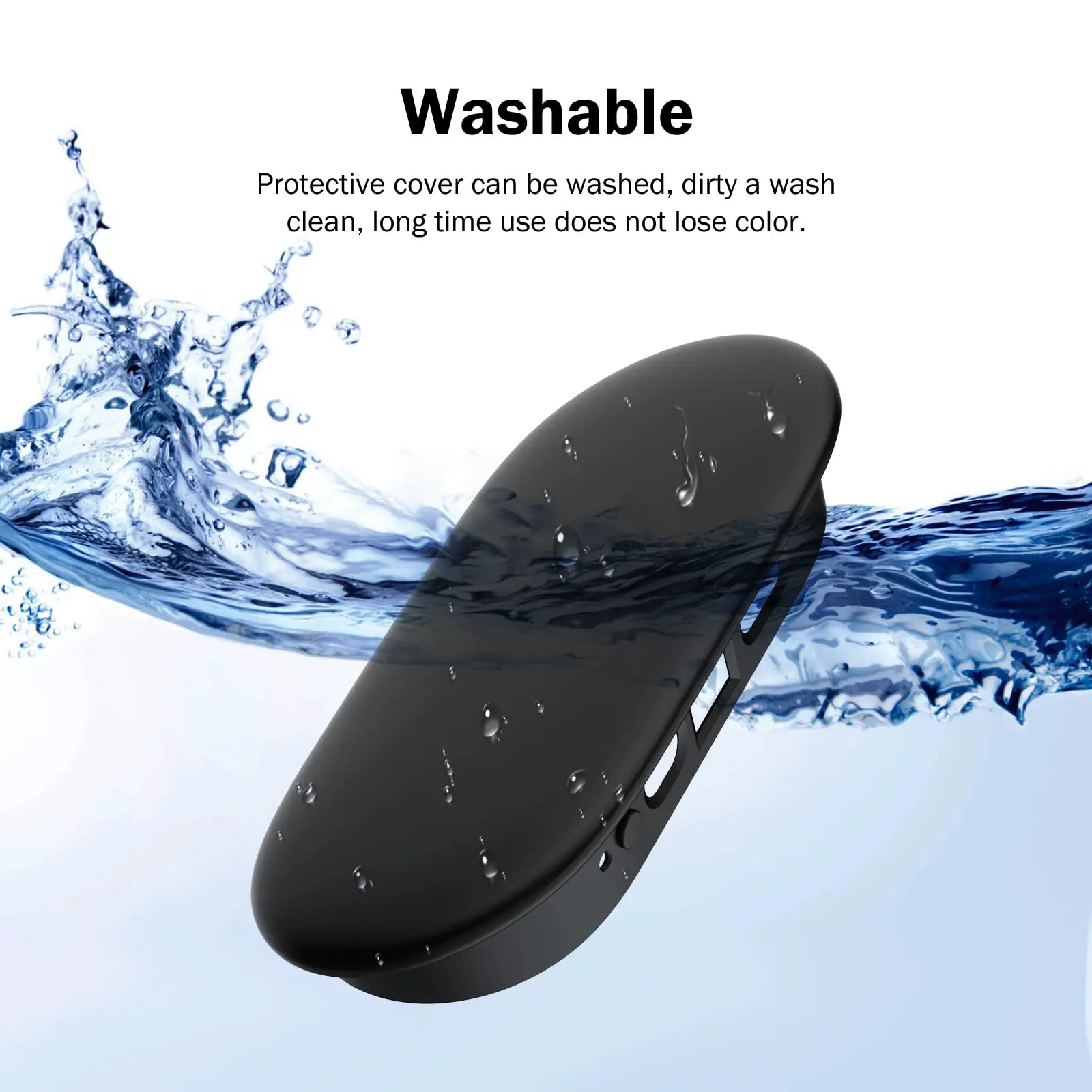 Silicone Protective Case For Google TV Streamer 4K With Washable Dustproof Protection Cover Anti Drop Protection Cover Shell view 4
