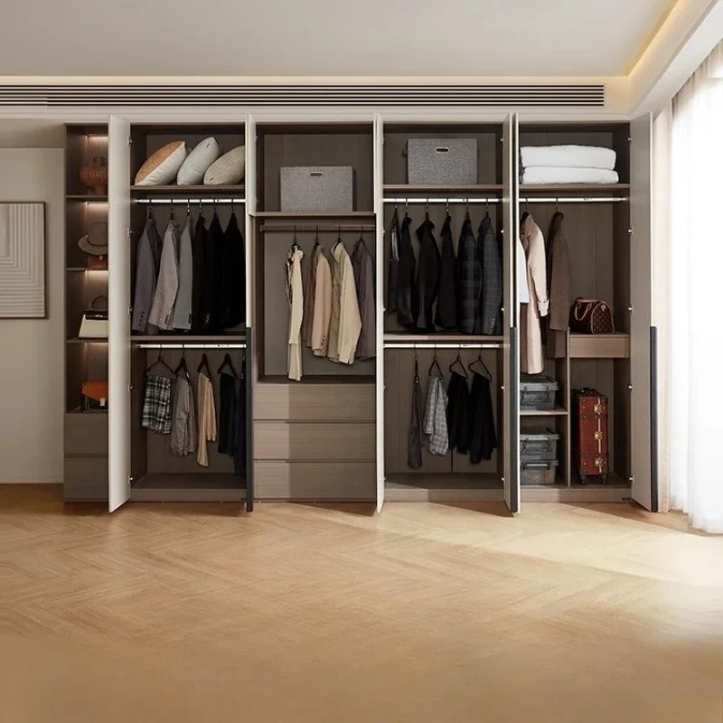 Nordische Kleiderschränke, Organizer, Aufbewahrung, Kleiderschrank, Ankleideschrank/Schrank, Kleiderschränke, Tröster aus Holz, Schlafzimmermöbel