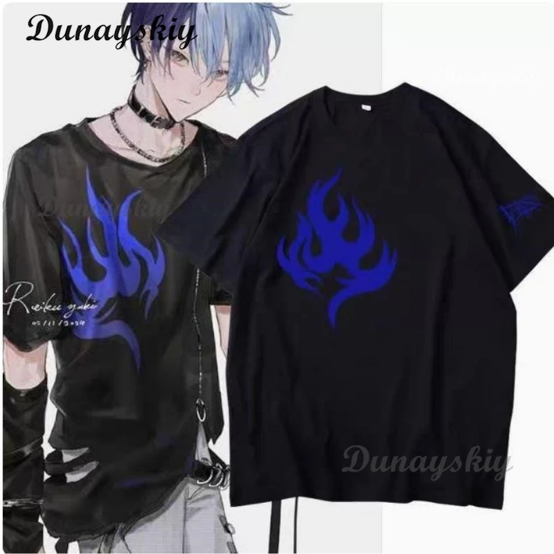 

New Anime Project Sekai Aoyagi Toya Cosplay Printed Short Sleeve T-Shirt Casual Tee Fashion Vintage Shirts Versatile in Summer