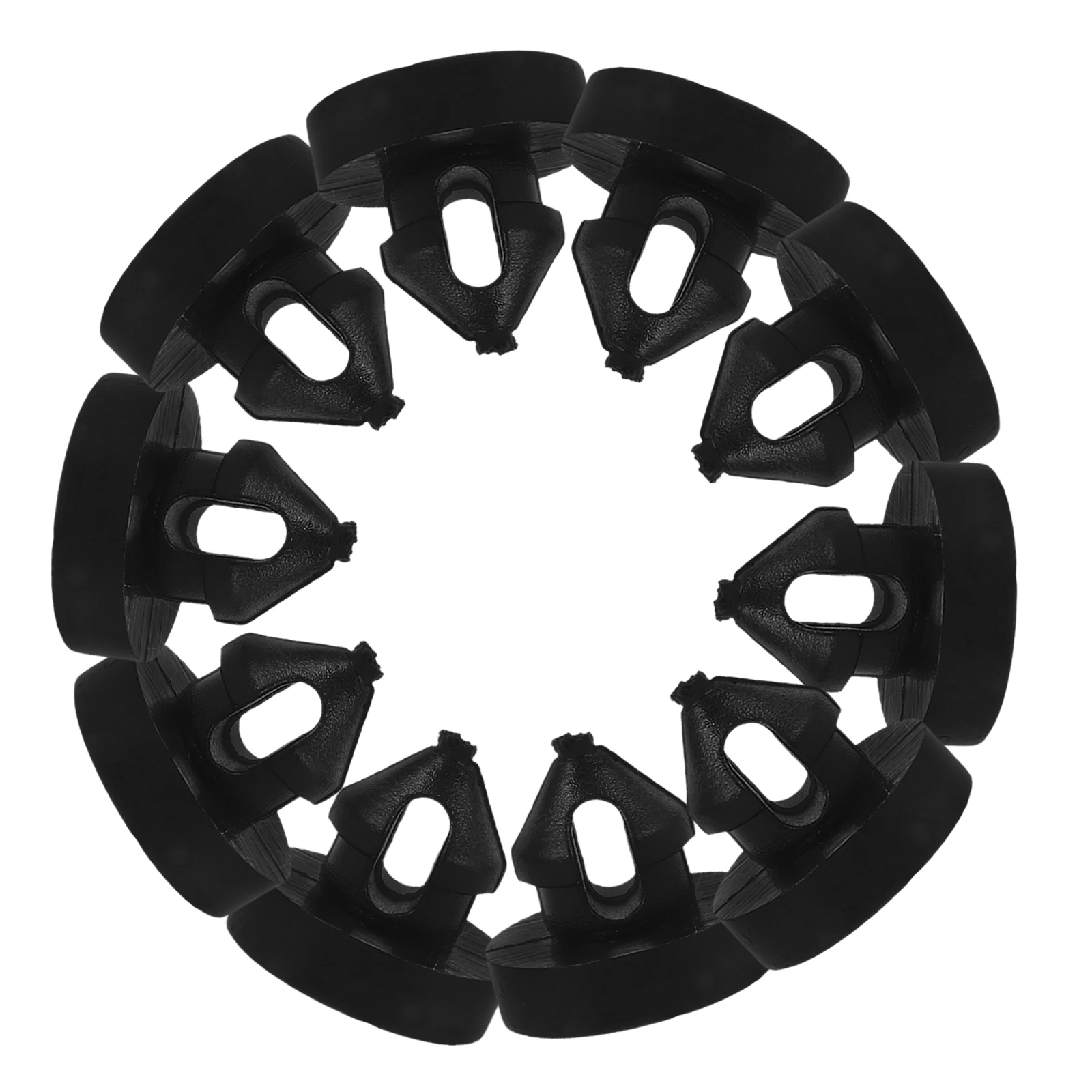 

20pcs Brake Pedal Rubber Particles Black Pad Cover Quick Installation Accurate Limiting Sturdy Rubber Car Brake Accessories