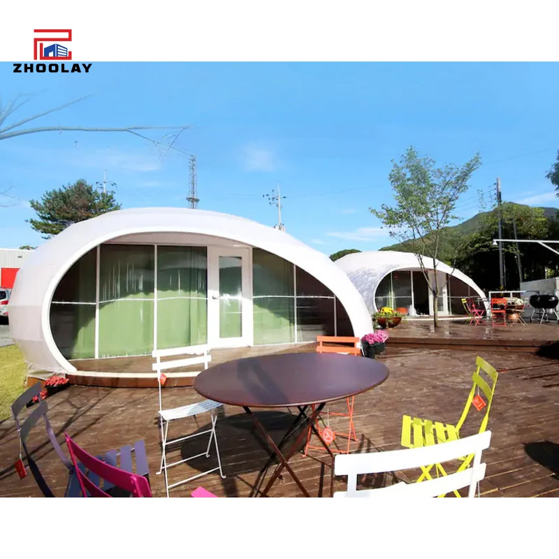 Wild  Outdoor Camping Hotel Campsite Scenic Area Cultural Tourism Resort Starry Sky Tent House With Bathroom