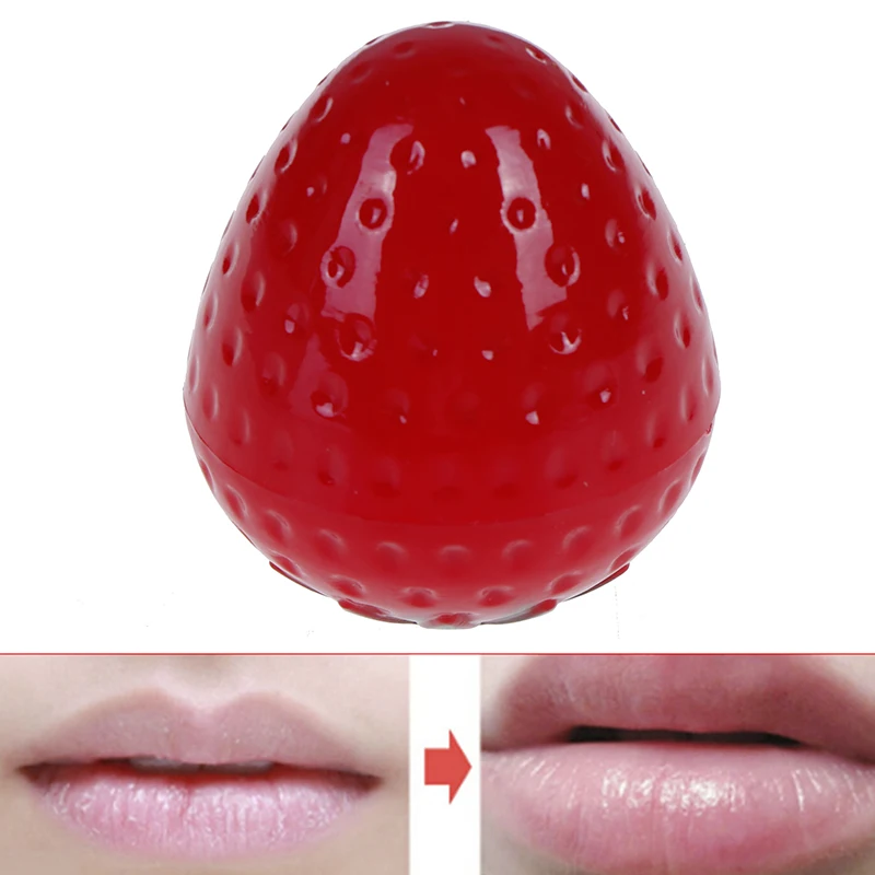 1X Strawberry Moisturizer Makeup Lipbalm Cosmetics Lip Lipstick Lipgloss Lip