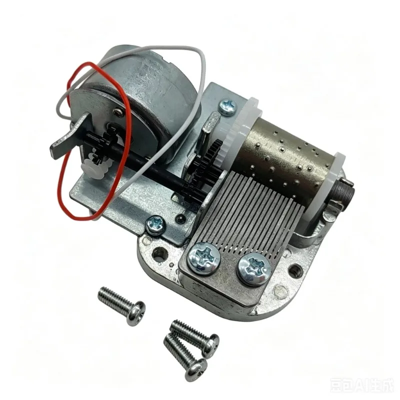 for 3V Motor Drive Music Box Movement Electric Battery Box Switch