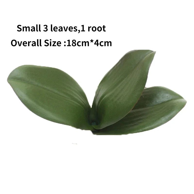 1pc Artificial Plants Real Touch Phalaenopsis Leaf Decorative Flowers DIY Auxiliary Material Flower Decoration Orchid Leaves - Image 6