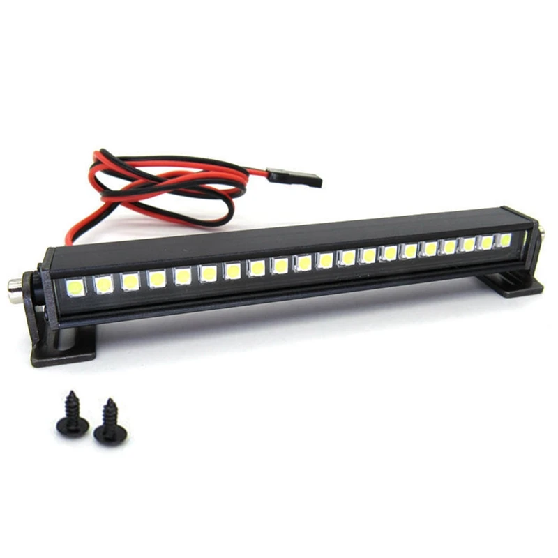 Barra de luces LED para techo de coche RC, para WPL D12 C14 C24 C34 MN D90 MN99S RC, piezas de mejora de coche, accesorios