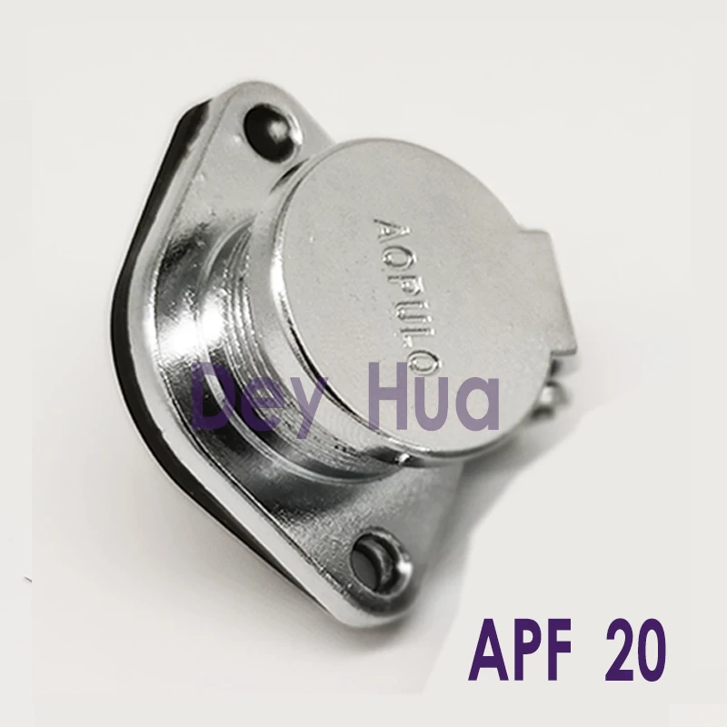 APF20K2 3 4 5 7 9 12 Z AOPULO Connectors  APF20K2 3 4 5 7 9 12Pin Oval automatic cover socket IP65,Type 20