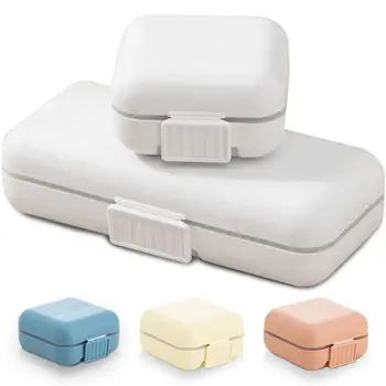 1 adet hap saklama kutusu nem geçirmez küçük hap kutusu, taşınabilir mühürlü hap saklama kutusu bölmesi hap kutusu ilaç kabı