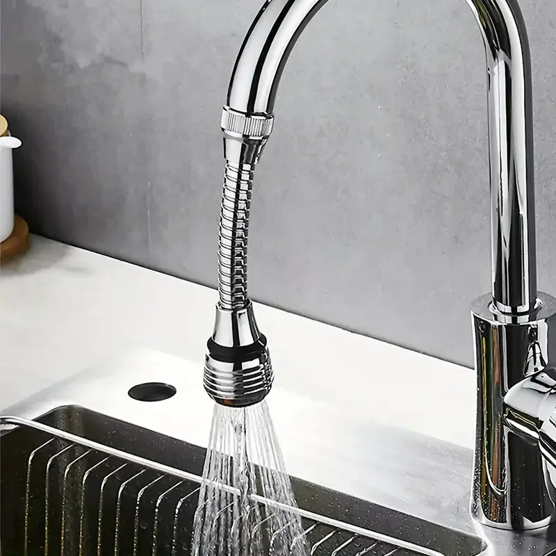360° Rotating Kitchen Faucet Pressurized Anti-Splash Extended Filter Foam Universal Faucet Head Sprayer for Kitchen